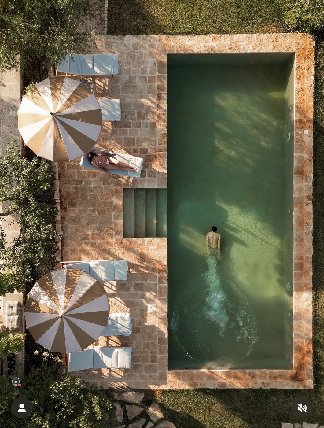 Aerial pool
